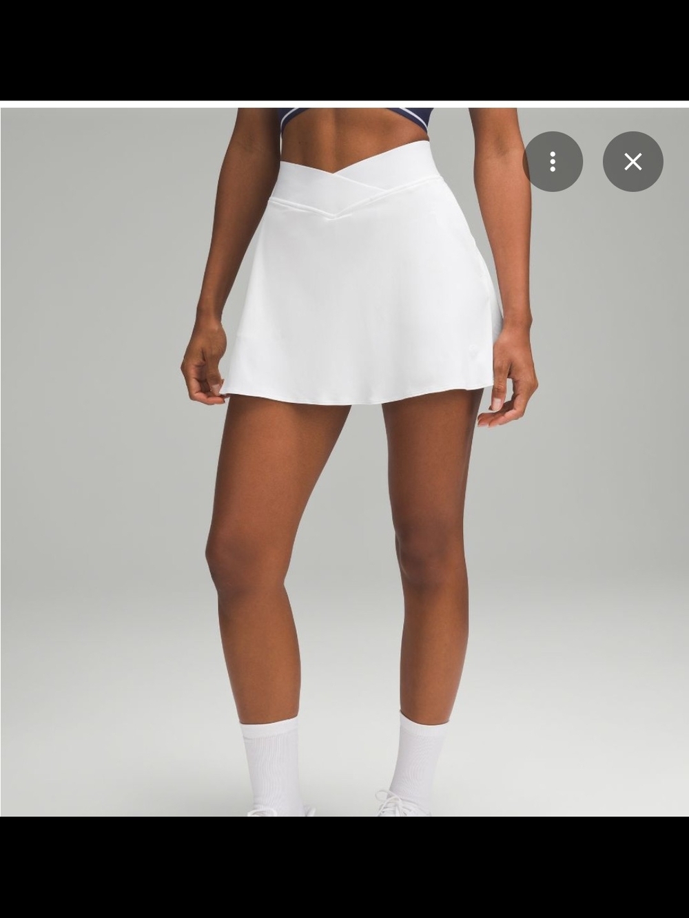 Lululemon V-Waist Mid Rise Tennis Skirt